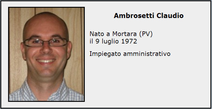 Ambrosetti Claudio - Nuovo consigliere di Parona Viva